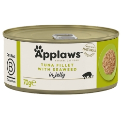 APPLAWS puszka dla kota - Tuńczyk i Wodorosty w galarecie 70g